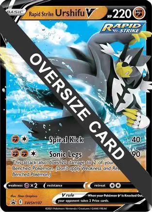Rapid Strike Urshifu V SWSH107 - Jumbo Cards Holofoil