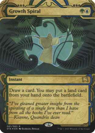 Growth Spiral (STA-061) - Strixhaven Mystical Archive (Borderless) Foil