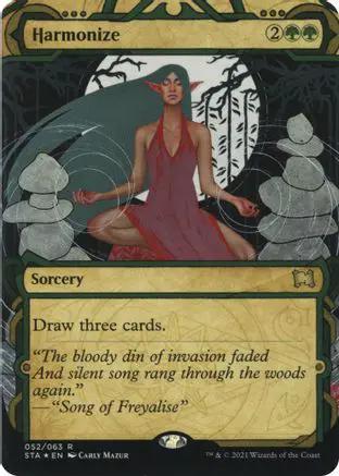 Harmonize (STA-052) - Strixhaven Mystical Archive (Borderless) Foil