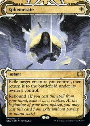 Ephemerate (Foil Etched) (STA-005) - Strixhaven Mystical Archive (Borderless) Foil
