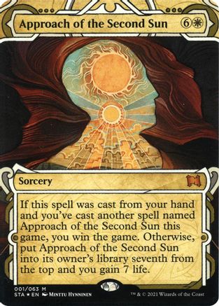 Approach of the Second Sun (Foil Etched) (STA-001) - Strixhaven Mystical Archive (Borderless) Foil