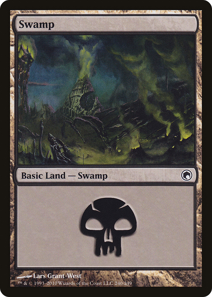 Swamp (SOM-240) - Scars of Mirrodin