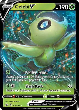 Celebi V 007/198 - SWSH06 Chilling Reign Holofoil