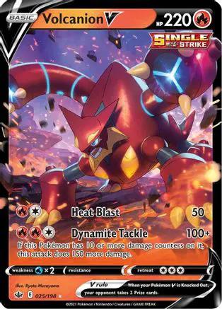Volcanion V 025/198 - SWSH06 Chilling Reign Holofoil