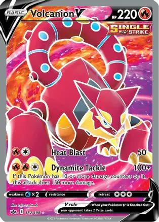 Volcanion V (Full Art) 162/198 - SWSH06 Chilling Reign Holofoil