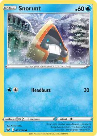 Snorunt 035/198 - SWSH06 Chilling Reign
