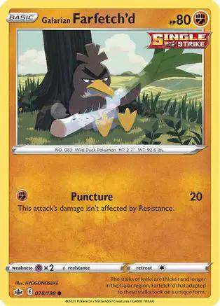 Galarian Farfetch'd 078/198 - SWSH06 Chilling Reign