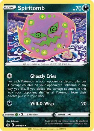 Spiritomb 103/198 - SWSH06 Chilling Reign