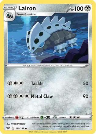 Lairon 110/198 - SWSH06 Chilling Reign Reverse Holofoil
