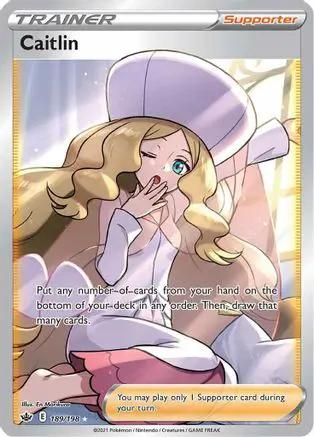 Caitlin (Full Art) 189/198 - SWSH06 Chilling Reign Holofoil