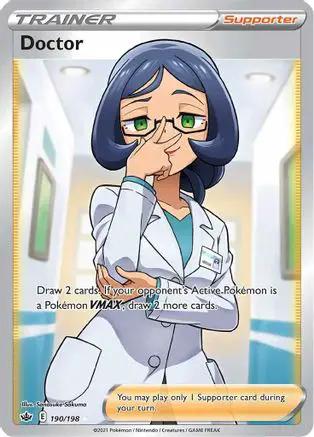 Doctor (Full Art) 190/198 - SWSH06 Chilling Reign Holofoil