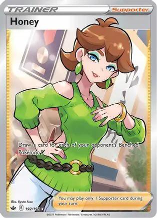 Honey (Full Art) 192/198 - SWSH06 Chilling Reign Holofoil