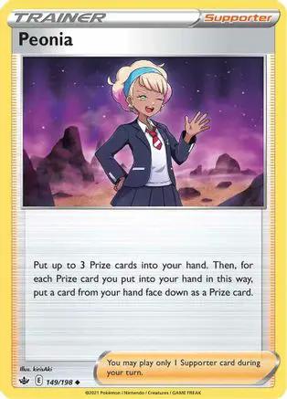 Peonia 149/198 - SWSH06 Chilling Reign Reverse Holofoil