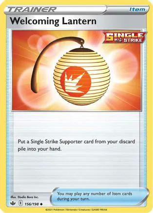 Welcoming Lantern 156/198 - SWSH06 Chilling Reign Reverse Holofoil