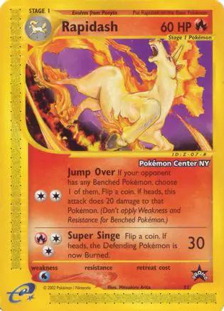 Rapidash [Pokemon Center NY] 051/53 - WoTC Promo
