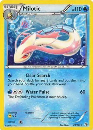 Milotic (Cosmos Holo) 028/124 - Blister Exclusives Holofoil