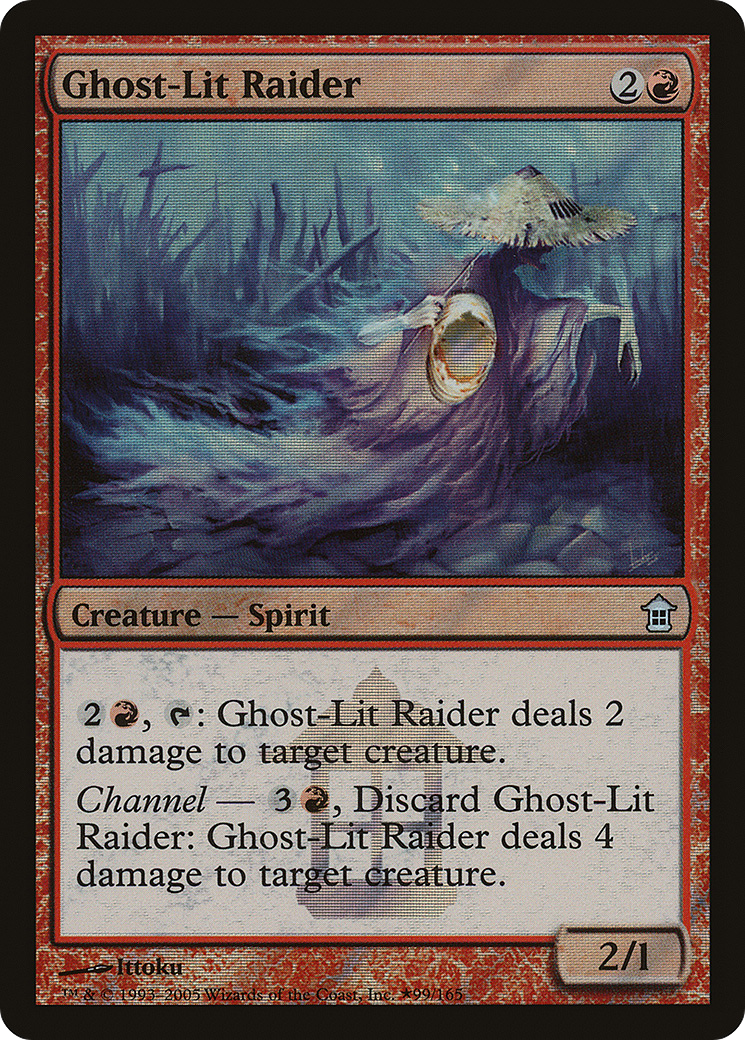 Ghost-Lit Raider (LARP-99★) - Saviors of Kamigawa Promos Foil
