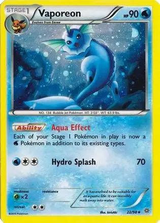 Vaporeon (Cosmos Holo) 022/98 - Miscellaneous Cards & Products Holofoil