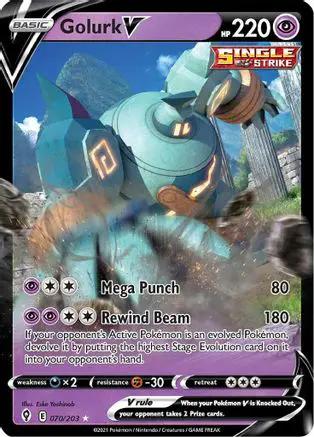 Golurk V 070/203 - SWSH07 Evolving Skies - Holofoil