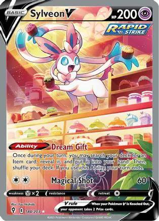 Sylveon V (Alternate Full Art) 184/203 - SWSH07 Evolving Skies Holofoil