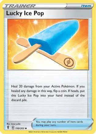 Lucky Ice Pop 150/203 - SWSH07 Evolving Skies Reverse Holofoil