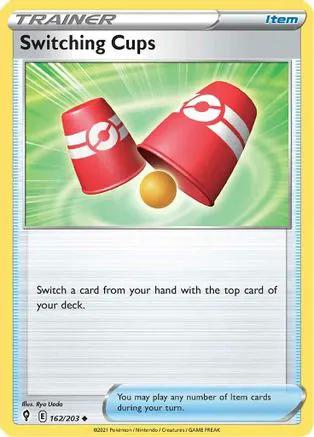 Switching Cups 162/203 - SWSH07 Evolving Skies Reverse Holofoil