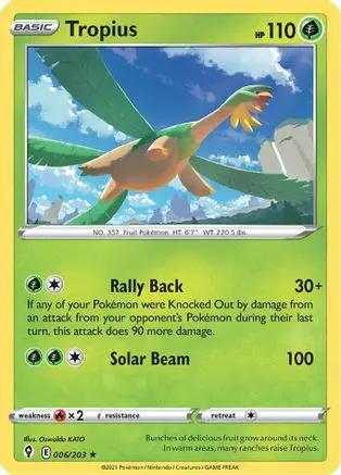Tropius 006/203 - SWSH07 Evolving Skies