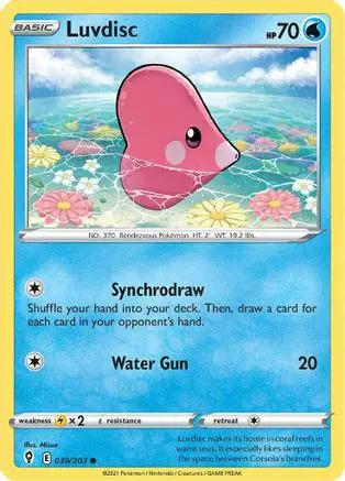 Luvdisc 039/203 - SWSH07 Evolving Skies Reverse Holofoil