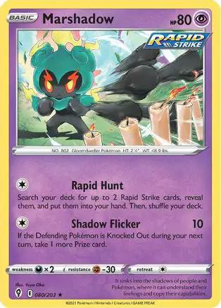 Marshadow 080/203 - SWSH07 Evolving Skies Holofoil