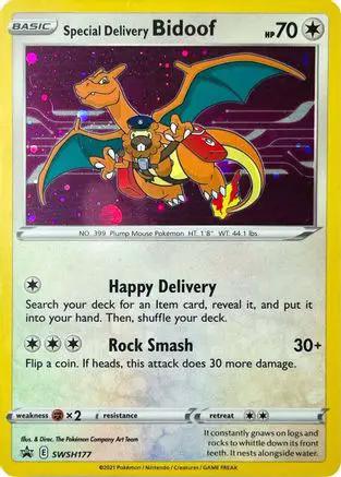Special Delivery Bidoof SWSH177/307 - SWSH Sword & Shield Promo Cards Holofoil