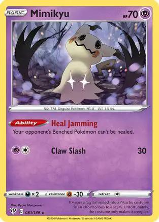 Mimikyu (Cosmos Holo) 081/189 - Miscellaneous Cards & Products Holofoil