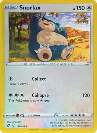 Snorlax (Cosmos Holo) 141/192 - Miscellaneous Cards & Products Holofoil