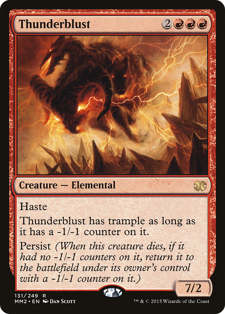 Thunderblust (MM2-131) - Modern Masters 2015