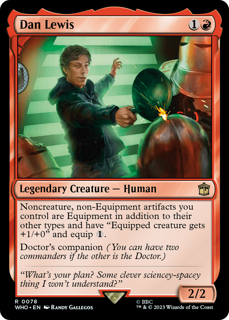 Dan Lewis (WHO-078) - Doctor Who Foil