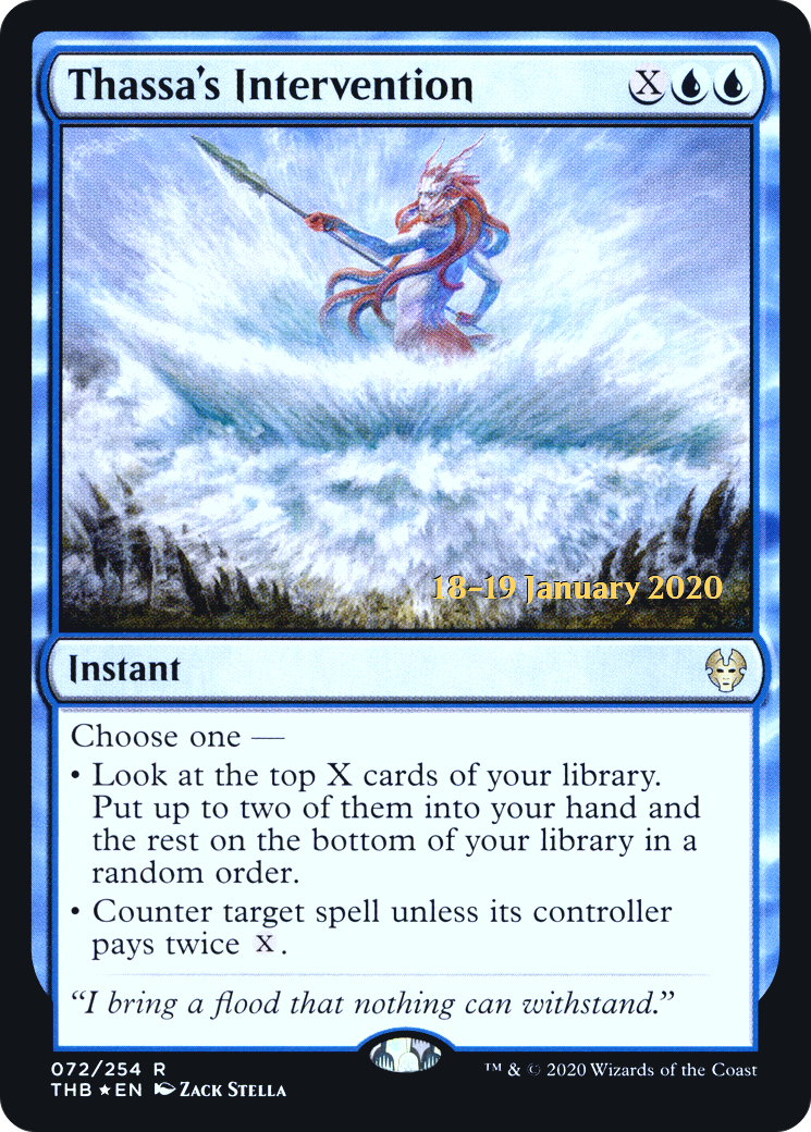Thassa's Intervention (PRE-72S) - Theros Beyond Death Promos Foil