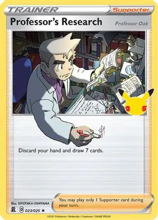 Professor's Research 023/025 - Celebrations Holofoil