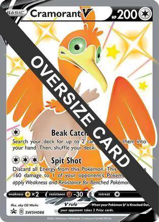 Cramorant V SWSH086 - Jumbo Cards Holofoil