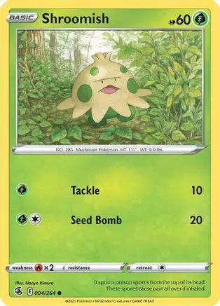 Shroomish 004/264 - SWSH08 Fusion Strike Reverse Holofoil
