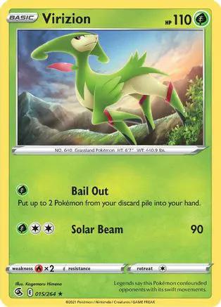 Virizion 015/264 - SWSH08 Fusion Strike Reverse Holofoil