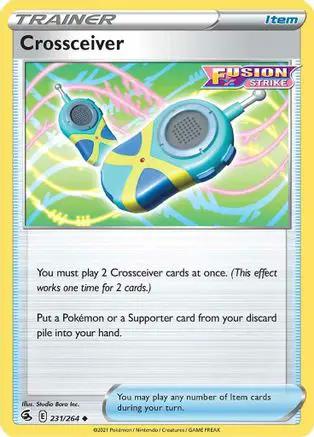 Crossceiver 231/264 - SWSH08 Fusion Strike Reverse Holofoil