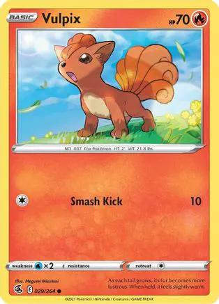 Vulpix 029/264 - SWSH08 Fusion Strike Reverse Holofoil