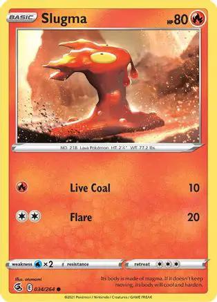 Slugma 034/264 - SWSH08 Fusion Strike