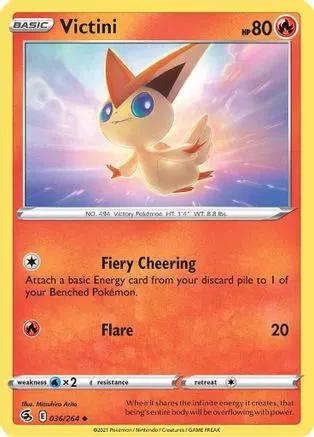 Victini 036/264 - SWSH08 Fusion Strike Reverse Holofoil
