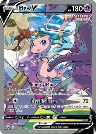 Mew V (Alternate Full Art) 251/264 - SWSH08 Fusion Strike Holofoil