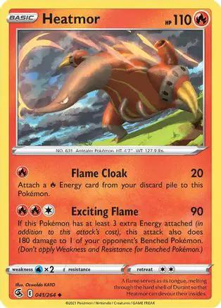 Heatmor 041/264 - SWSH08 Fusion Strike Reverse Holofoil
