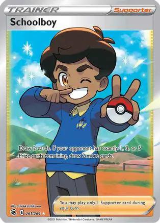Schoolboy (Full Art) 261/264 - SWSH08 Fusion Strike Holofoil
