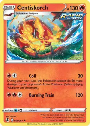 Centiskorch 048/264 - SWSH08 Fusion Strike Reverse Holofoil