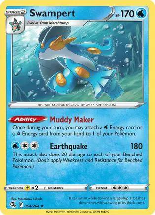 Swampert 064/264 - SWSH08 Fusion Strike Reverse Holofoil