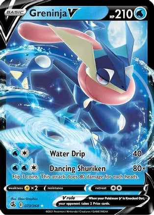 Pokemon: Greninja V Fusion Strike 073/264 - Near Mint