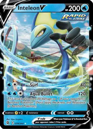 Inteleon V 078/264 - SWSH08 Fusion Strike Holofoil